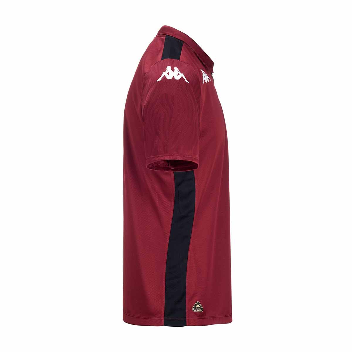 Kappa - Polo Abiang Pro 8 FC Metz 24/25 Grenat pour Garçon - Rouge - Taille 10Y