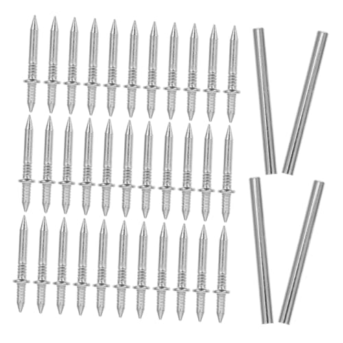 DECHOUS 高耐久双頭スカーティングネイル 巾木用セキュリティスクリュー 見えない木工用ベースボードファスナー 対応硬質ウッドファスナー