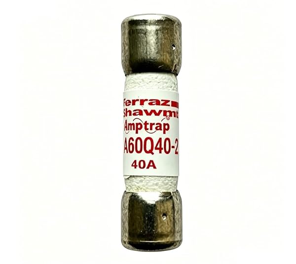 Mersen A60Q40-2 High Speed Fuse 40A, 600VDC Ferrule (1-1/2" x 13/32") Fuses Protecting Semiconductors by VEADONS - Used condition - US$11.01