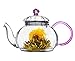 Tea Beyond Heat resistant Glass Teapot Juliet, 20-Ounce