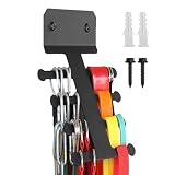 Almacenamiento de pared para gimnasio, colgador de metal multifuncional, resistente, colgador de almacenamiento de banda, para entrenamiento de ejercicio, rutina, entrenamiento, organización de