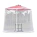Produktbild MIEMIE Moskitonetz für Sonnenschirm, Sonnenschirmabdeckung Moskitonetzschirm Regenschirmabdeckung Moskitonetzbildschirm Outdoor-Gartenschirm Tischschirm Sonnenschirm Moskitonetz Insektennetzabdecku
