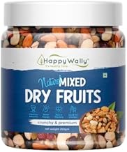 Happywally Healthy Nutmix 250g, Dried Almonds, Black Raisins, Cashewnuts, Dried Apriocts, Green Raisins & Many More.