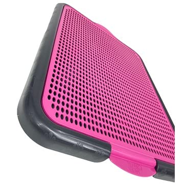 Sanitário Canino Dog Banheiro Pet Educador Tapete Higiênico Cães(ROSA)