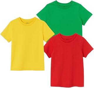 Tulia & Thiha Boys Cotton T-Shirt Combo Pack (Pack of 3) Price In India