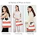 Angel Kiss Hobo Purses for Women Multi-Color Striped Lattice Cross Body Shoulder Purse Bag Tote Handbag