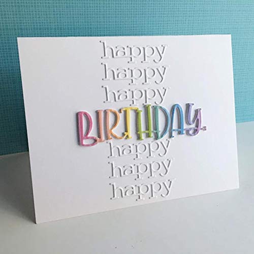 serie di biglietti d'auguri Stencil per fustelle in metallo per scrapbooking fai da te Goffratura decorativa Stampo per modello di fustellatura artigianale  15