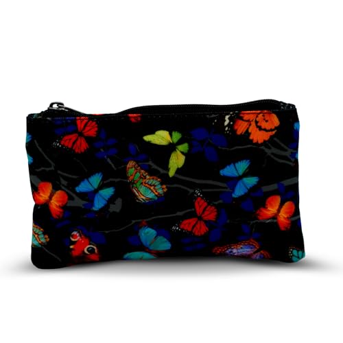 Image of VISMIINTREND Flat Butterfly Zipper Pouches - Document Holder, Pen & Pencil Case, Cosmetic Pouch, Travel Organizer