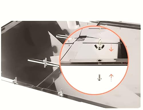 Outdoor Bazaar Adjsutable Grease Tray for Gas Grill (27-30 inches), Fits 4/5 Burner Grills from Nexgrill, Dyna Glo, Backyard Grill, BHG, Uniflame & Others, Universal Drip Tray with Catch Pan