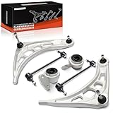 Frankberg 2x Querlenker + 2x Koppelstange + 2x Querlenkerlagerung Vorne Kompatibel mit 3er Compact E46 3er Touring E46 3er E46 3er Cabriolet E46 Z4 Replace# 31126758520