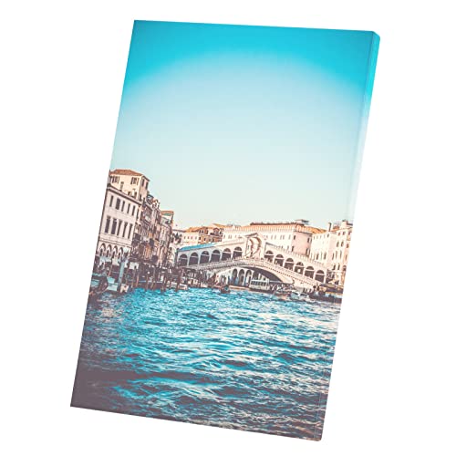 Toile imprimée Venise Italie tableau décoratif haute définition monument Rialto
