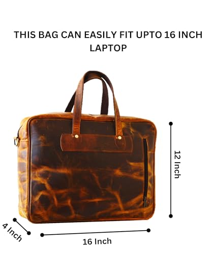 16 Inch Leather briefcases Laptop Messenger Bags for Men and Women Best Office Satchel Bag4