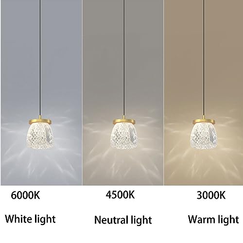 Lampe suspendue led intensité variable pour salon moderne