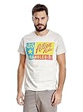  WRANGLER Herren T-Shirts - Grau - Light Grey Melange - Small