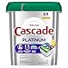 Cascade Platinum Dishwasher Pods, Dishwasher Detergent, Dish Detergent Soap, Lemon, 59 Count