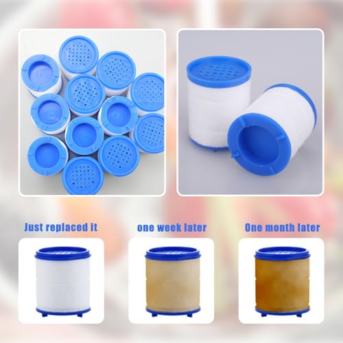 Miniatura 3 de Suaywo 12 Piezas Filtro De Algodón Pp Filtro De Agua Del Grifo Filtro De Agua Para Grifo Elementos De Filtro Filtro Grifo Cocina Fregadero Antical Adecuado Para El Hogar, Cocina, Baño, Fregadero