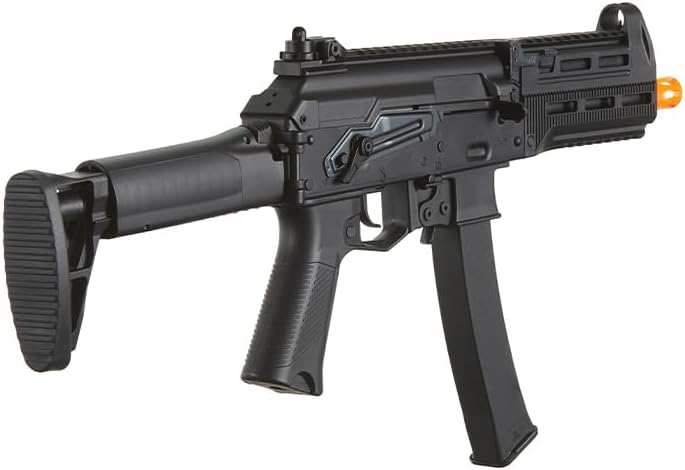 Lancer Tactical PPK-20 Gen 3 Nylon Polymer Compact AEG Airsoft SMG w/Programmable Fast Trigger & MOSFET (Foldable Stock)