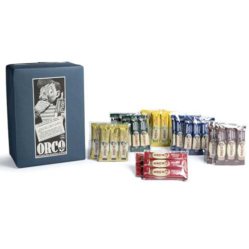 Orco, Chef Box Portami con Te - Set con Salse monodose - senape, maionese, olio extravergine, salsa messicana, ketchup, salsa barbecue - Senza Glutine