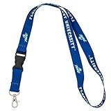Desert Cactus Florida Gulf Coast University Lanyard FGCU Eagles Car Keys ID Badge Holder Keychain Detachable Breakaway Snap Buckle (Blue)