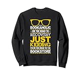Photo Gallery i m a bookaholic book lover bookstore enthusiast regalo divertente felpa Photo Gallery i m a bookaholic book lover bookstore enthusiast regalo divertente felpa