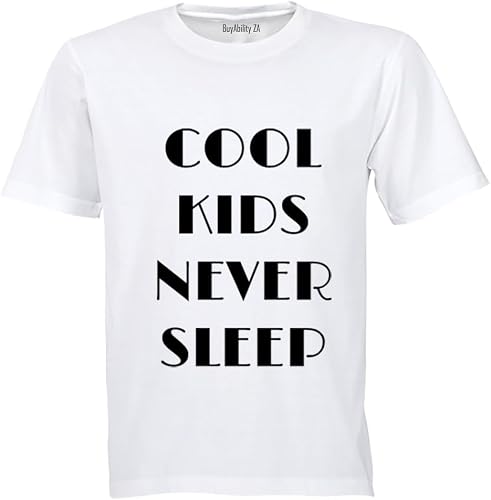 Unisex Cool Kids Never Sleep - Kids T-Shirt