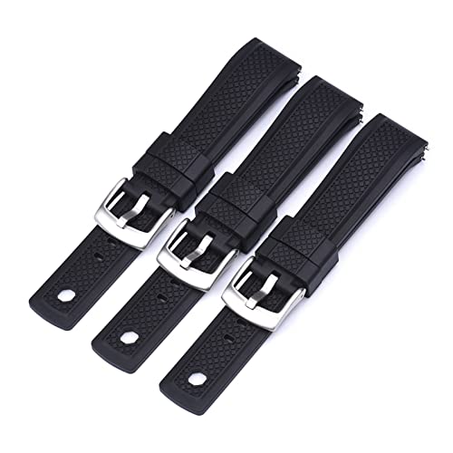 Correa impermeable 20mm 22mm que evita la pérdida del reloj HMJGDZG 7