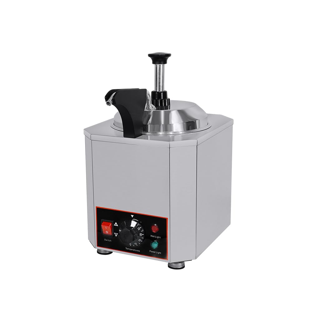 Dispenser per salse, macchina per scaldare formaggio al cioccolato, capacità 2 l, temperatura 30-85 ℃, ideale per feste, eventi e servizi alimentari
