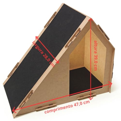 Casinha Toca Pets Arranhado De Luxo Gato Rampa Anti Estresse Confortavel