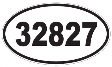 US Decal, Inc. Number 32827 Oval Sticker