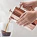 Produktbild Drop-it French Press [1 Liter / 1000 ml] Kaffeebereiter, Kaffeemaschine aus Edelstahl, doppelwandige Kaffeekanne mit Edelstahlfilter