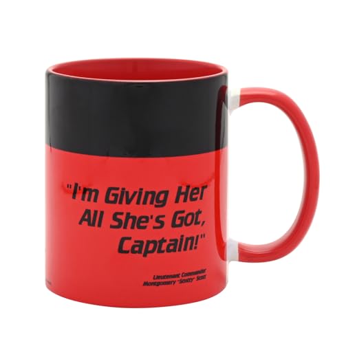 Image of Widdop and Co Star Trek Divisions Mug - Operations Red (320ml / 11oz) | Starfleet Operations Division Ceramic Mug | Official Star Trek Merchandise & Collectibles
