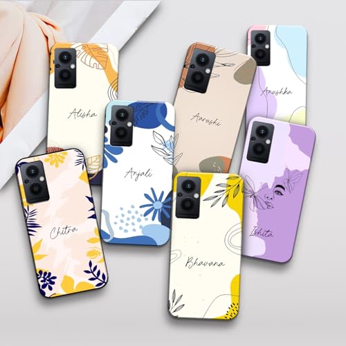 Image of COLORflow Back Cover Compatible with Oppo F21 Pro 5G / F21S Pro 5G | Aesthetic Name Color Customized Back Cover Compatible with Oppo F21 Pro 5G / F21S Pro 5G
