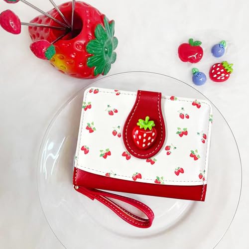 Image of Sunwel Fashion Girls Cutest Prints Wallet Card Slots Small Wallet with Zipper Coin Pouch Wallet for Women