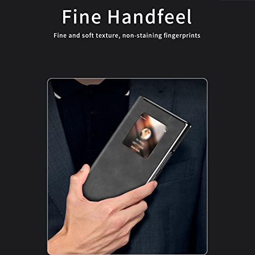 Yagelang Case For Huawei Mate Xs 2, Luxury Bookstyle Clear View Window Leather Magnetic Flip Stand Protective Phone Case Cover For Huawei Mate Xs 2,White #TOP5