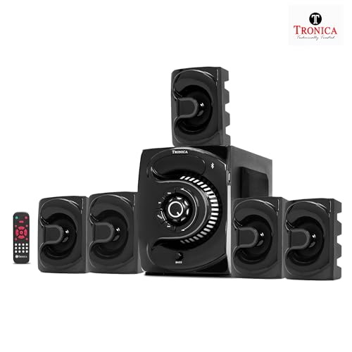 Image of TRONICA 444 Superb 5.1 Bluetooth Home Theater System 45W with FM /PenDrive /Sd Card /Mobile /Aux Support & Remote