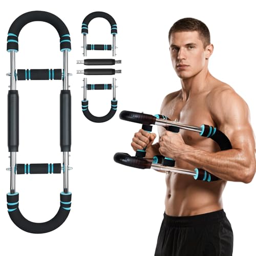 Qxeutm Twister Arm Trainer, Adjustable Chest Workout Equipment for Men, Home Fitness Equipment, Professional Shoulder Muscle Training Exercise Equipment, Detachable Upper Body Fitness(60-110lb)