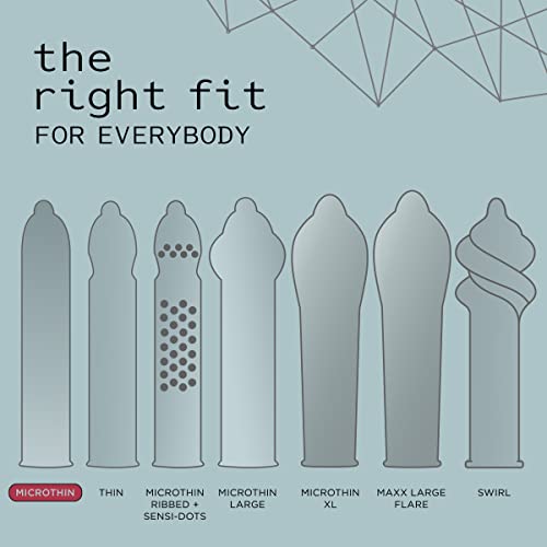 Kimono Microthin Plus Aqua Lube Condoms I Lubricated With Water Based Lube I Our Thinnest Condoms Ever I 5X Tested, Stronger, Reliable I Made With Odorless Premium Natural Latex I 24 Count #TOP6