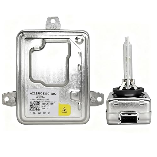 130732931515 Xenon HID Headlight Ballast Control Unit Module with D3S Bulb Fit for 2014-2017 Cadillac CTS XTS for Chevy Camaro for Dodge Dart for Land Rover for Mercedes-Benz CLA250 GLA250