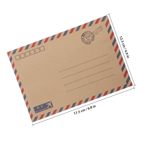 Sobres de carta kraft contra roturas con tarjetas para invitaciones de viaje de ifundom 2