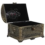 Stimule l'exploration : éveille la curiosité avec ce coffre au trésor d'aventure, incitant les enfants à partir à la recherche de trésors « perdus » et à inventer leurs propres histoires de pirates à la maison et en plein air. grand coffre au , accessoires de coffre au trésor