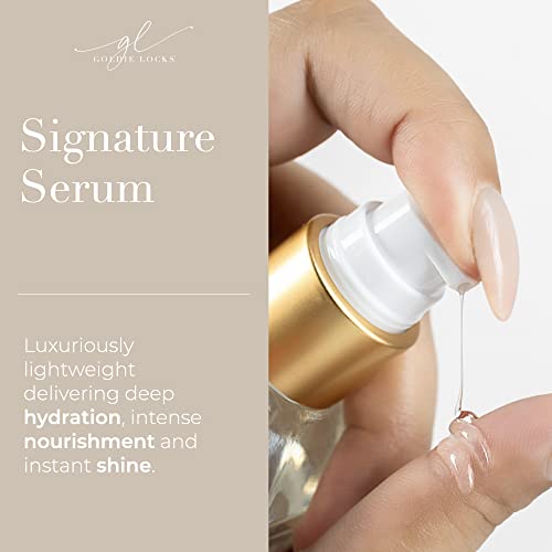 Goldie Locks Signature Serum | Hair Serum That Helps To Strengthen And Repair Damaged Hair | Luxuriously Lightweight | Gives Intense Nourishment And Shine | Protection From Heat & Uv Rays, 3.4 Fl Oz (3.4 Fl Oz) #TOP1