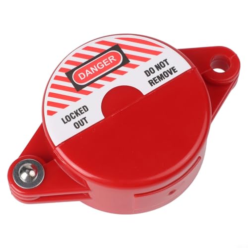 Image of Industrial Safety Gate Valve Lockout Device for Round Tank & Gas Bottle Valves – ABS Plastic, High-Temp Resistant, Fits 25–127mm Diameter,(25-64MM)