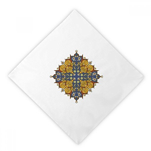 Servilletas para cena lavables y ecológicas con estampado floral blanco 2