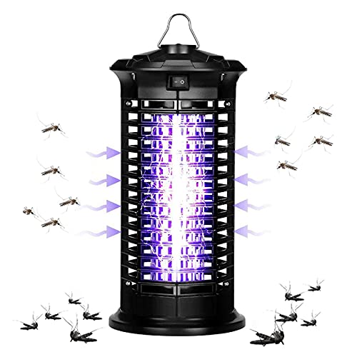 Mosquito Killer Lamp,Electronic Mosquito Killer, Household Mosquito Killer, Rechargeable Mosquito Repellent, Electric Trauma Type Outdoor Mosquito Trap, Camping Light, 5W (14 * 28cm6W)