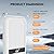 Antuony 110V Tankless Electric Water Heater,4500W Under Sink On Demand Instant Hot Water Heater,LCD Touch Screen tankless Water Heater (4500 W, White)
