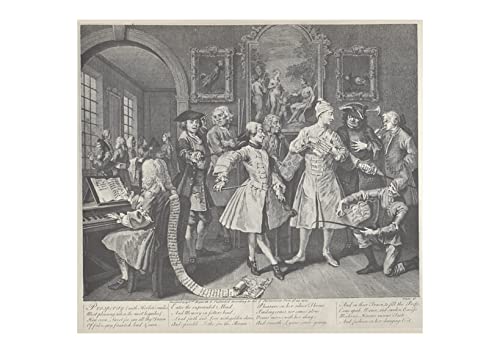 William Hogarth Affiche encadrée pour habiller un grand mur vide