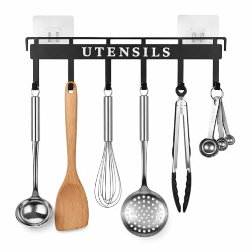 Ferrochef Kitchen Utensil Hanger Wall Mount Kitchen Utensil Holder Organizer