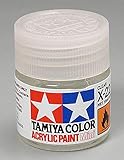 Features:  Aus wasserlöslichen Acryl auch Harze und ideal für Pinsel oder Spray malen.  Kann verwendet werden, auf Styrol Harzen, Styropor, Holz, plus All der gemeinsamen Modell Kunststoffen.  Deckt gut, fließt reibungslos ohne Blushing oder verblassen, und können einfach gemischt werden.  Glas mit in Kunststoff, Farbe codiert, verschraubbarem Deckel.  malen Nummer x-22 auf der Tamiya Farbe Diagramm.
