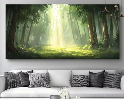 Forêt Diamond Painting XXL 70x210cm Broderie Diamant Kit Complet Activité 5D