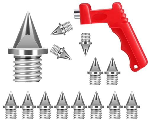 LATRAT 14 picchetti da 6 mm con 1 chiave, picchetti stabili per salto, corsa, escursionismo, plastica, passerella